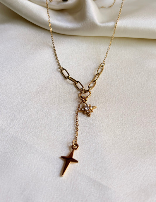 STARLIT DAGGER NECKLACE
