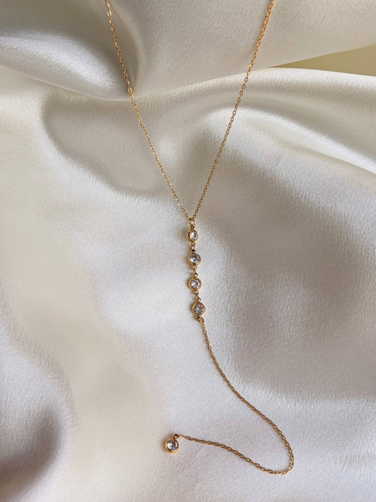 ZIRCON DRIP NECKLACE