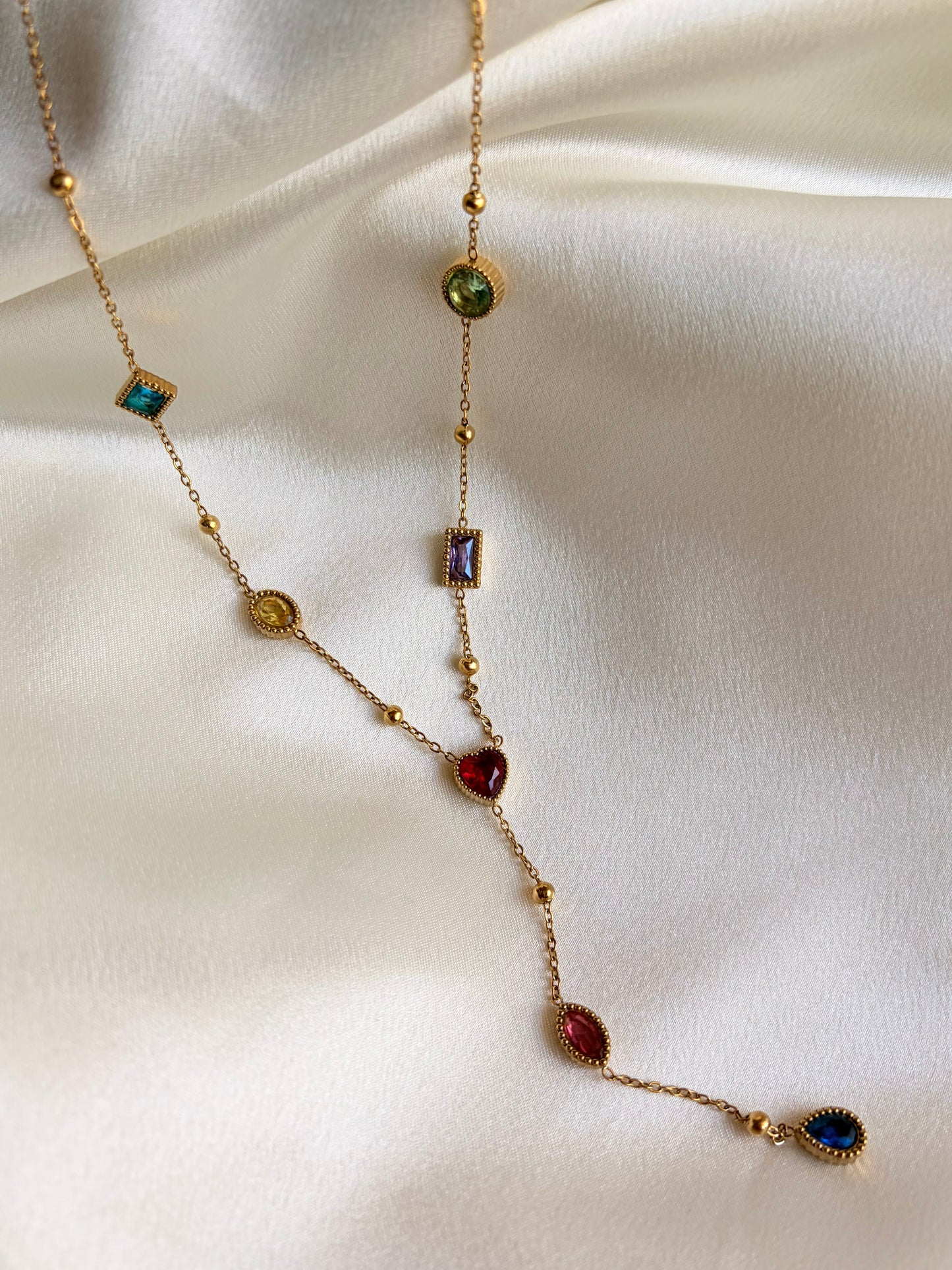 JEWEL TRAIL NECKLACE