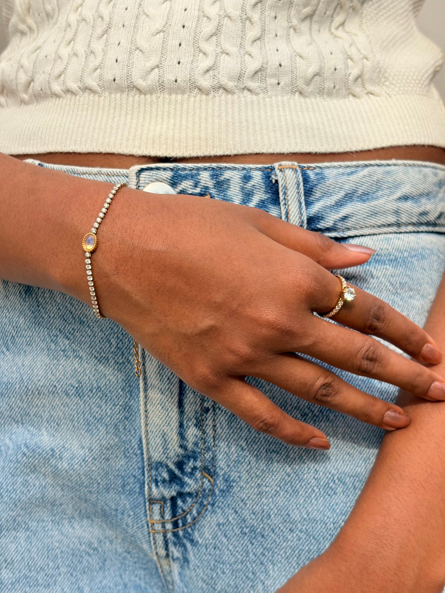 OPALINE ZIRCON BRACELET