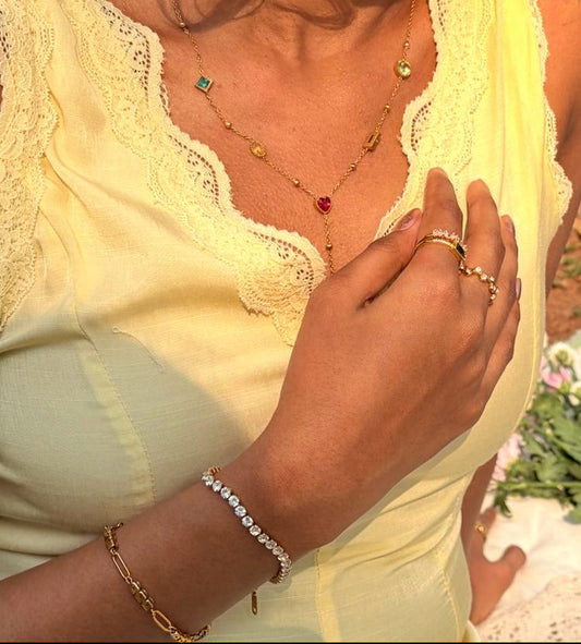 JEWEL TRAIL NECKLACE