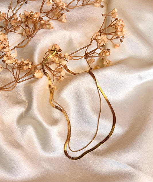 DOUBLE LAYER SNAKE CHAIN