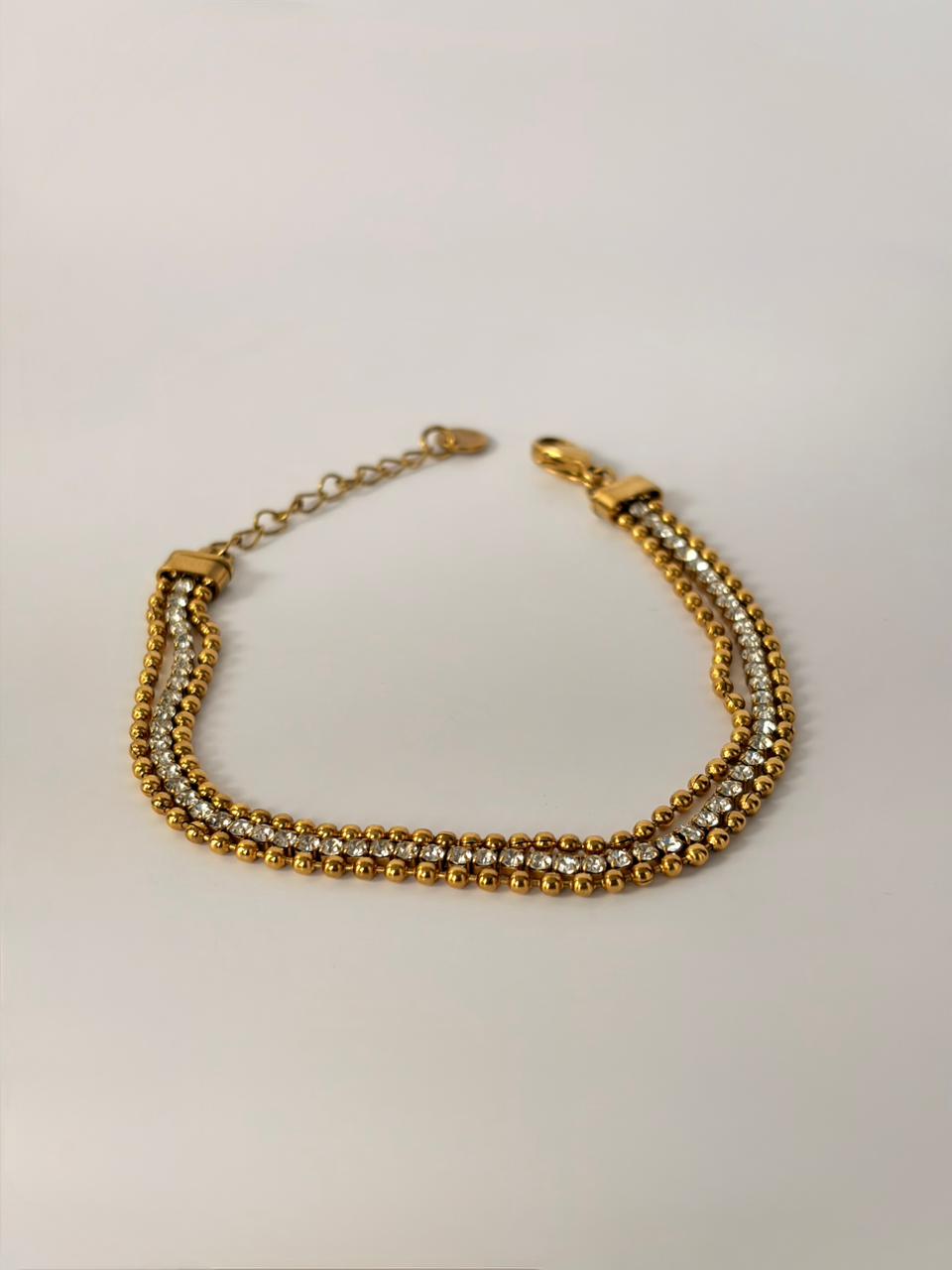 BEADED ZIRCON BRACELET