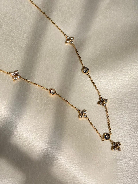 BLOSSOM ZIRCON NECKLACE